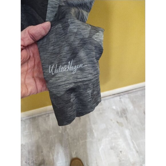 Walter Hagen Long Slv Lightweight Abstract Print Performance Pullover 1/4 Zip XL - Picture 3 of 6